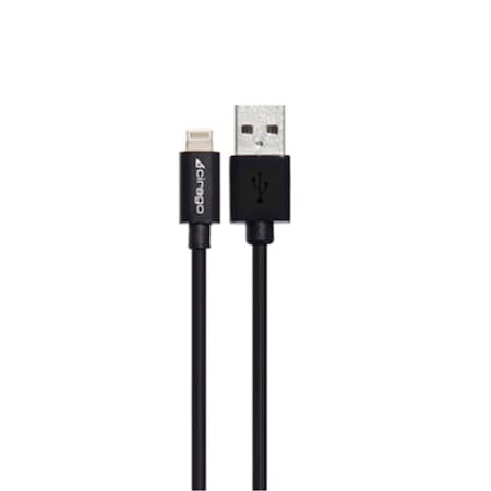 Cirago International Cable-Lightening Sync-Charge-6ft- Black IPL1100